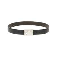Curele Montblanc Black Leather Belt Barbati