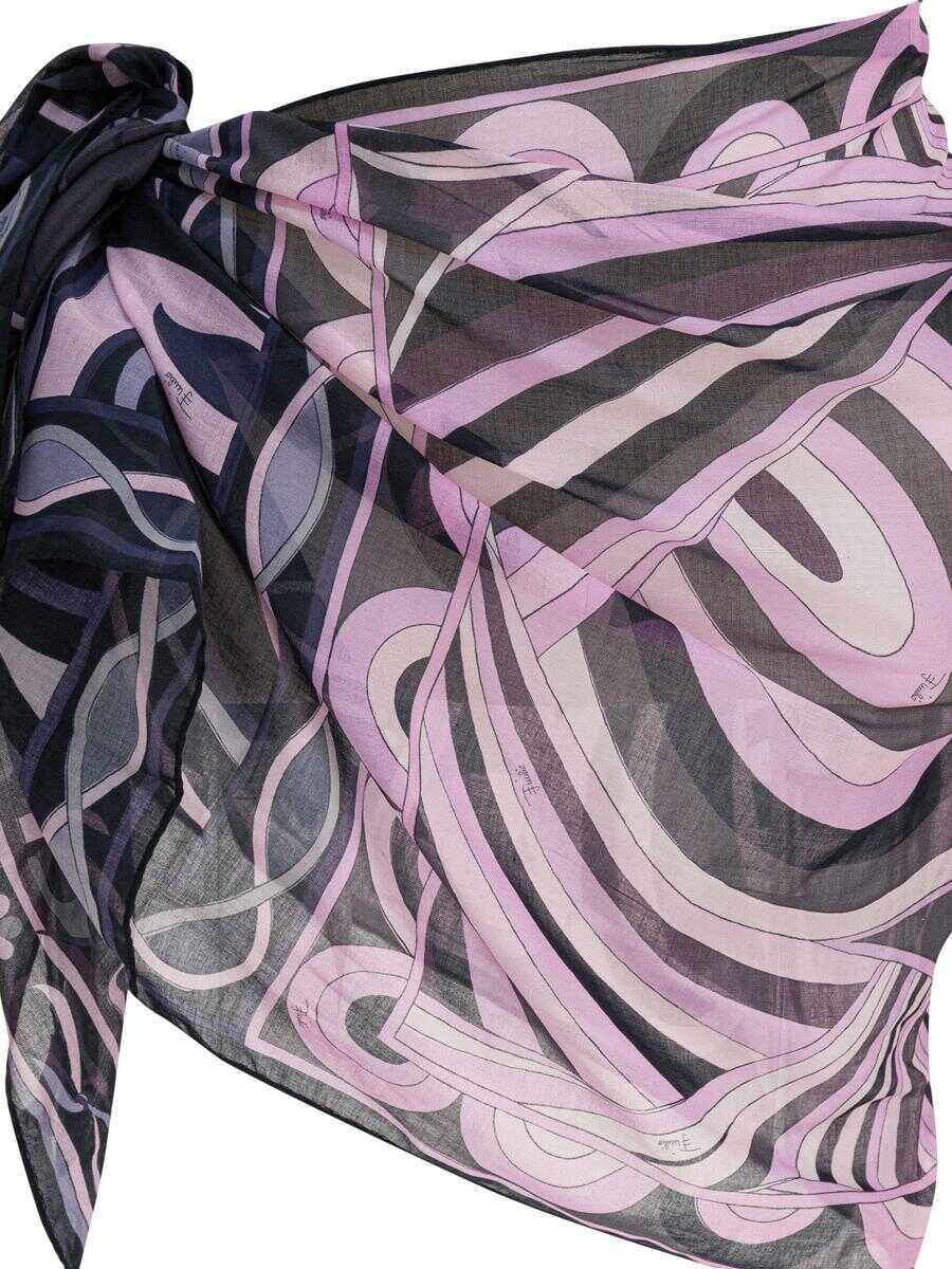 Costume de baie PUCCI Pucci Pareo With Iride Print Black Femei (BM 19291431) 3