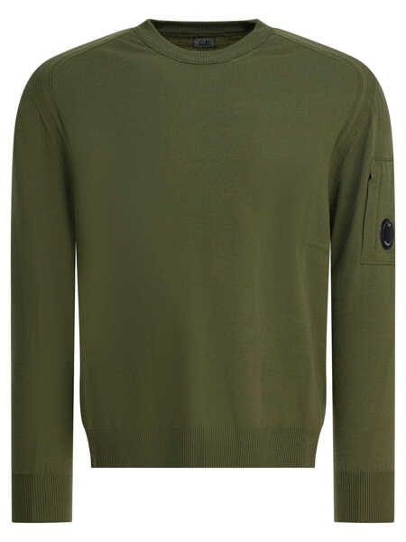 Pulovere C.P. Company Wool crewneck sweater Green Barbati (BM 19291494) 1