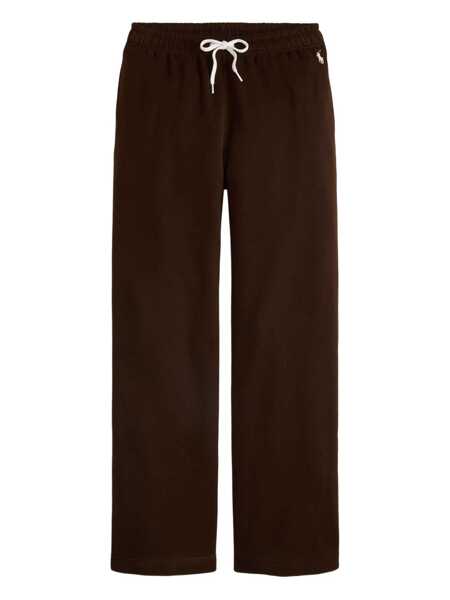 Pantaloni casual Ralph Lauren Pony sport pants Brown Femei (BM 19291500) 1