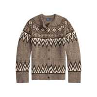 Cardigane Wool blend "Fair Isle" cardigan Femei