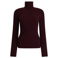 Pulovere Wool and cashmere turtleneck sweater Femei
