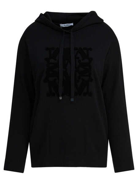 Pulovere Max Mara Virgin wool hooded sweater Black Femei (BM 19291569) 1