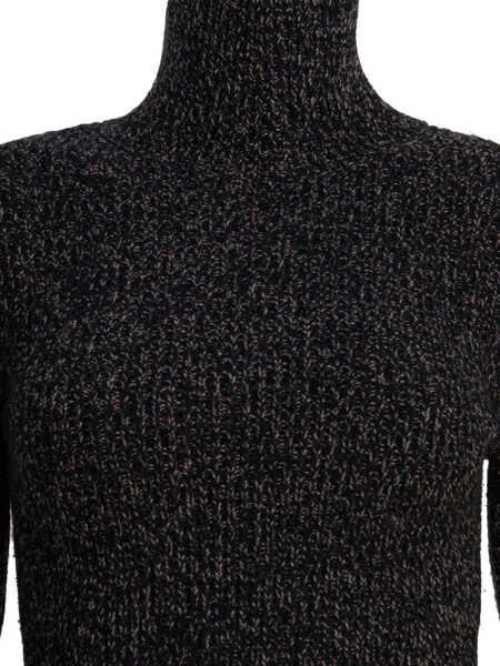Pulovere Max Mara Wool and cashmere moulin turtleneck sweater Black Femei (BM 19291575) 3