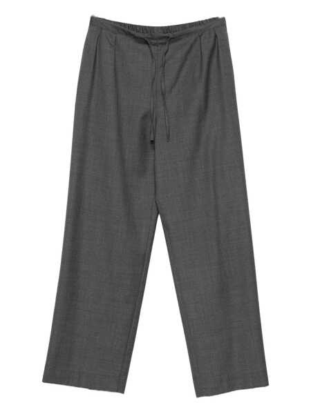 Pantaloni casual LOULOU DE SAISON Cove LDS Pants Grey Femei (BM 19291671) 1