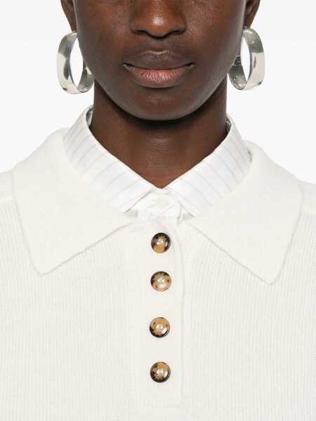 Pulovere LOULOU DE SAISON Homere Lds cashmere sweater White Femei (BM 19291698) 5