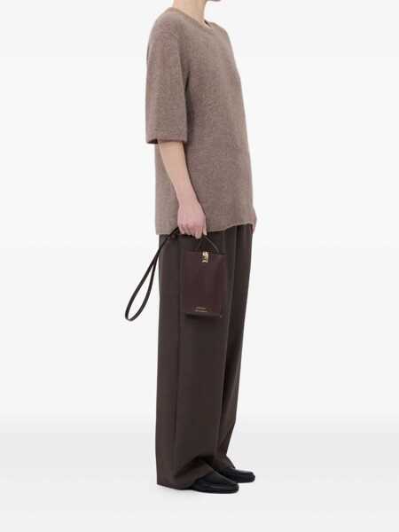 Pulovere LOULOU DE SAISON Raven crewneck sweater in wool blend Beige Femei (BM 19291776) 4