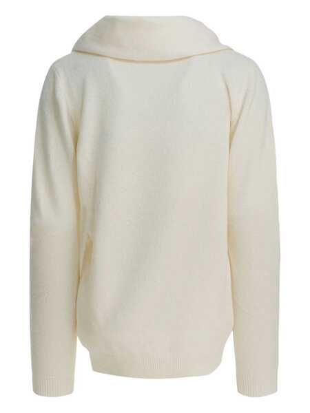 Pulovere casual Sandbeige Knitwear White Femei (BM 19291782) 2