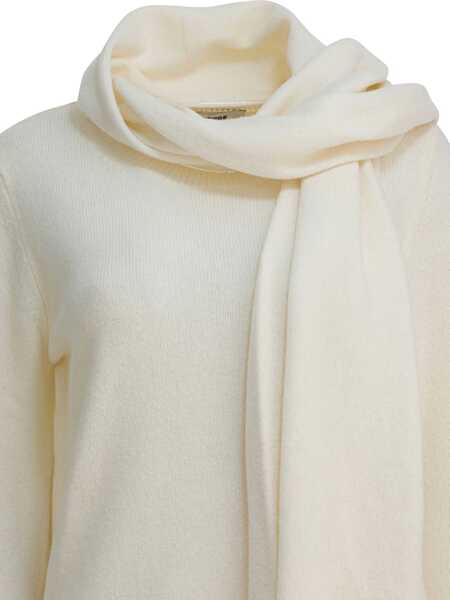 Pulovere casual Sandbeige Knitwear White Femei (BM 19291782) 4
