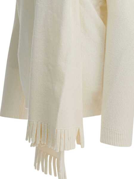 Pulovere casual Sandbeige Knitwear White Femei (BM 19291782) 5