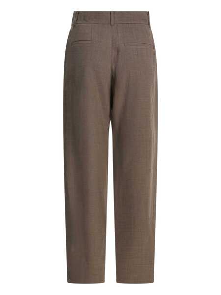Pantaloni casual Sandbeige Trousers Beige Femei (BM 19291812) 3
