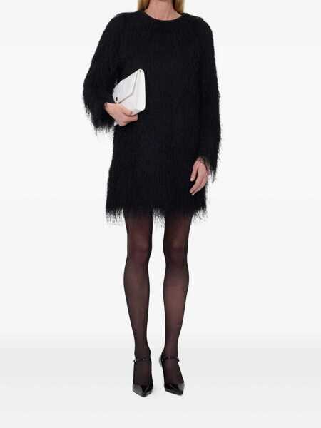 Rochii elegante LOULOU DE SAISON Tina Short dress Black Femei (BM 19291884) 2