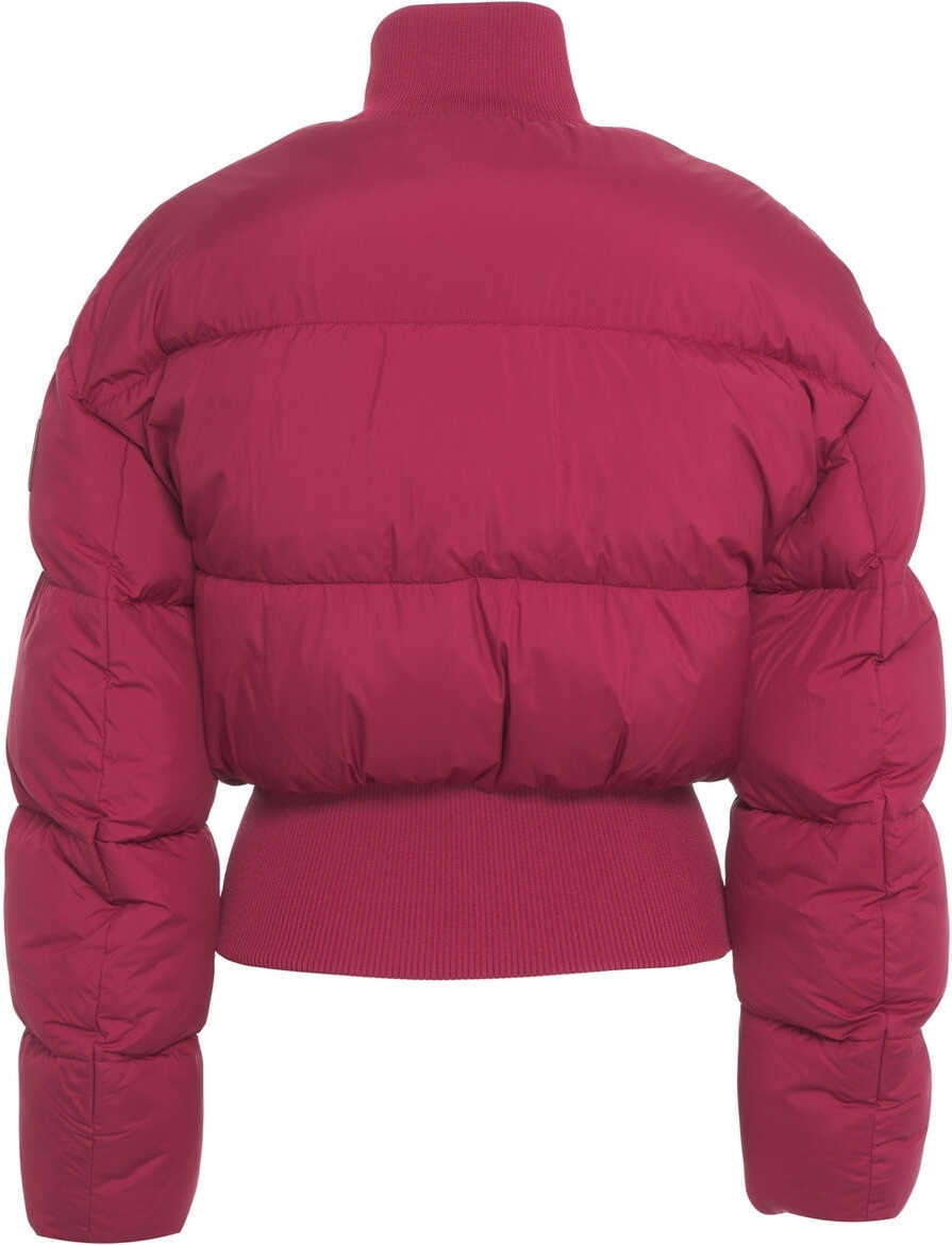Geci de iarna Elisabetta Franchi Quilted down jacket Red Femei (BM 19291967) 3