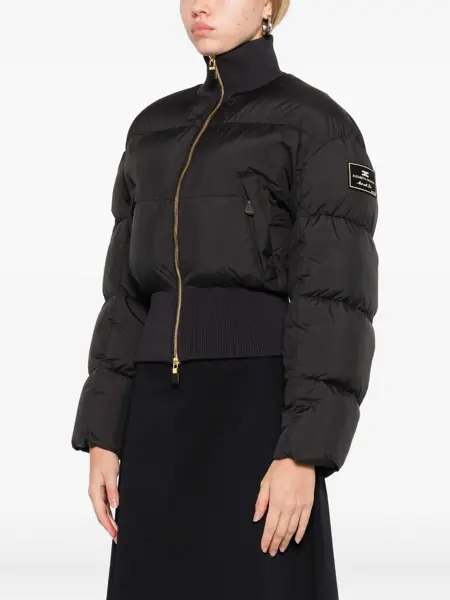 Geci de iarna Elisabetta Franchi Quilted puffer Black Femei (BM 19291967) 3