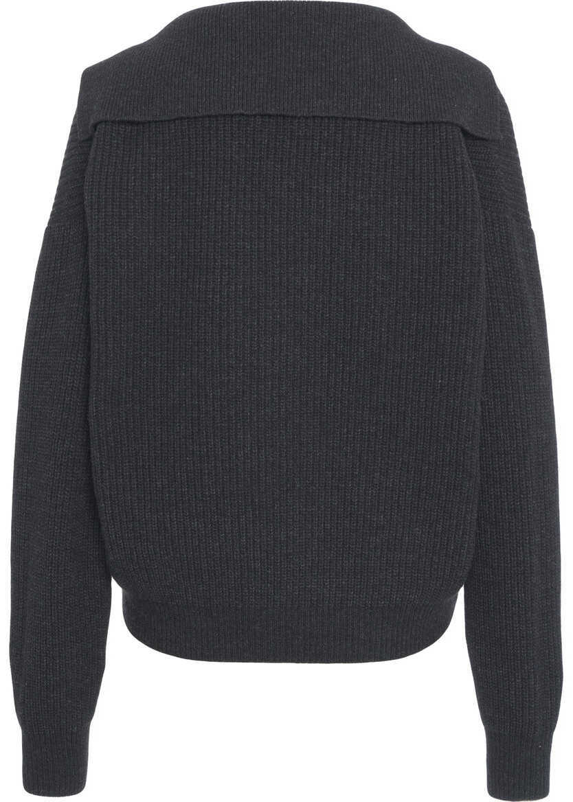 Tricouri Polo Jucca Sweater with polo collar Black Femei (BM 19291997) 3
