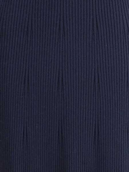 Rochii SA SU PHI Ribbed Cashmere Silk Sleeveless Long Dress NAVY BLU Femei (BM 19292015) 4