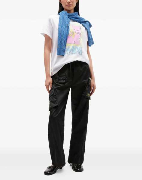 Tricouri Ganni T-Shirt Kitty WHITE Femei (BM 19292018) 2