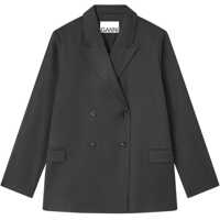 Sacouri office Double-Breasted Wool Jacket Femei
