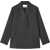 Ganni Double-Breasted Wool Jacket BLACK