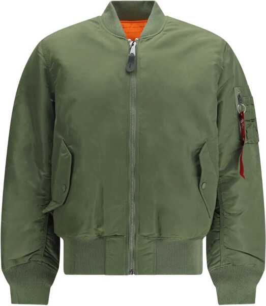 Bomber jacket Alpha Industries MA-1 Heritage Bomber Jacket 01 SAGE-GREEN Barbati (BM 19292069) 1