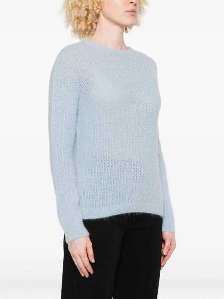 Pulovere Liu Jo Liu Jo Sweater LT.SUGAT BLUE LUX Femei (BM 19292667) 3