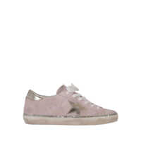 Sneakers Golden Goose Super Star Suede Upper Laminated Star And Heel Glitter Edge Femei