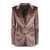 Tagliatore Tagliatore Single-Breasted Velvet Blazer BROWN
