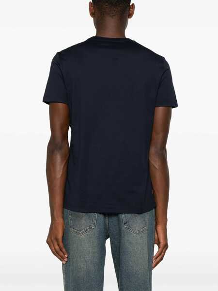 Topuri Dondup Dondup  T-Shirts And Polos BLUE Barbati (BM 19293147) 4