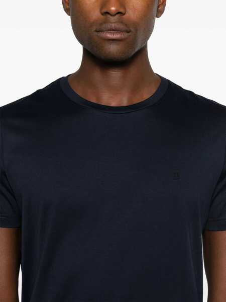 Topuri Dondup Dondup  T-Shirts And Polos BLUE Barbati (BM 19293147) 5