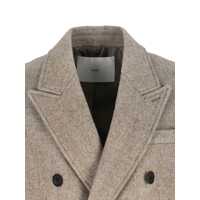 Imbracaminte DUNST Dama - Paltoane DUNST Beige Double-Breasted Coat With Peak Revers In Wool Woman Beige Femei (BM 19293429) - B-mall.ro