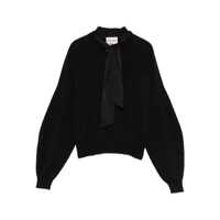 Pulovere Semicouture Christina Black Sweater Femei