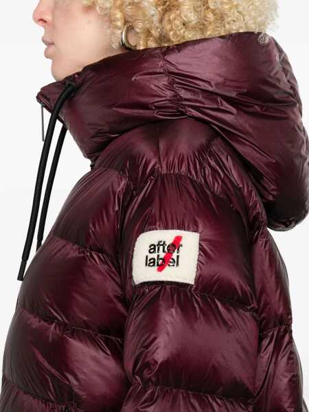 Paltoane After Label After Label Burgundy Down Jacket With Hood Red Femei (BM 19293927) 5