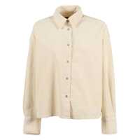 Camasi NINA CROPPED SHIRT Corduroy Eggshell Femei