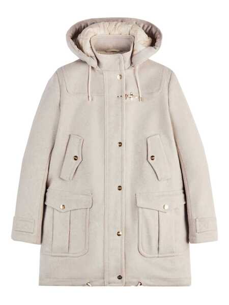 Geci Parka Fay Fay Wool And Cashmere Cloth Parka Beige Femei (BM 19294968) 1