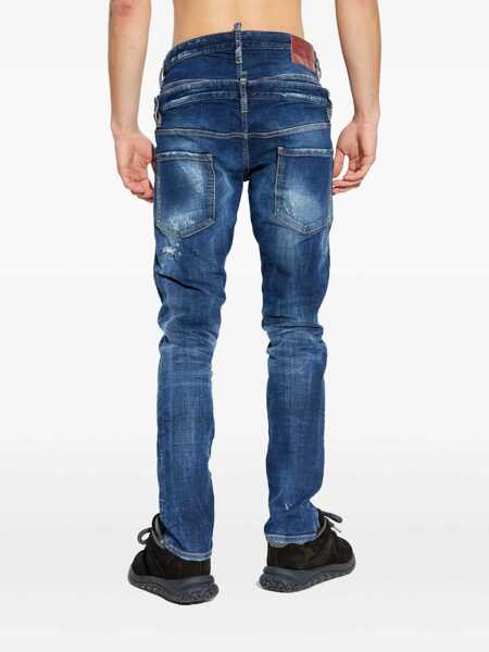 Blugi DSQUARED2 DSQUARED2  Cool Guy Jeans BLU MEDIO Barbati (BM 19295013) 4