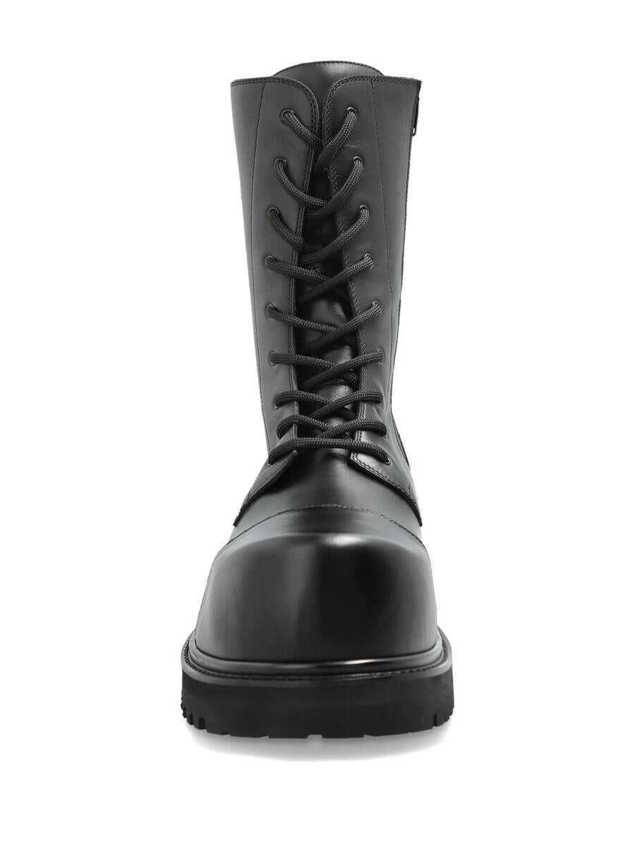 Bocanci Vetements Vetements Stomp Combat Boot Shoes Black Barbati (BM 19295448) 4