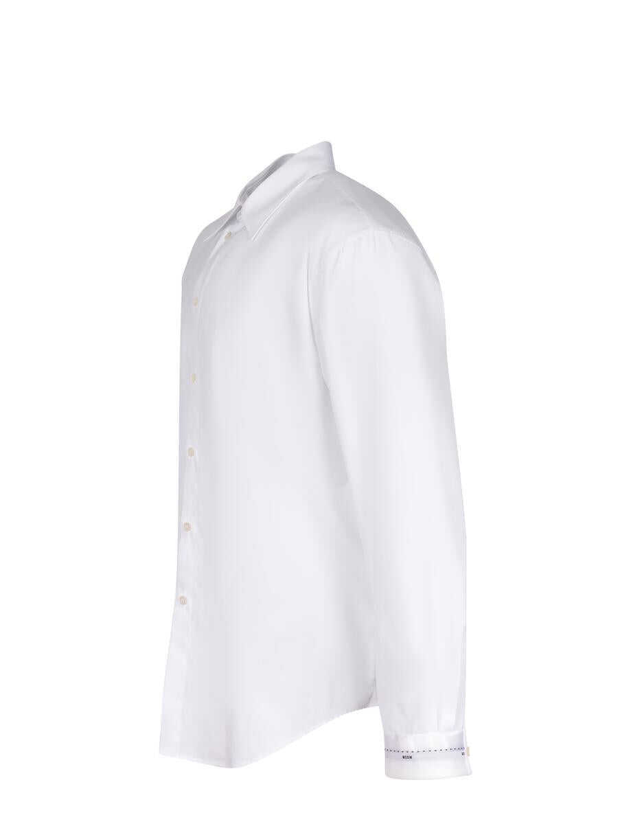 Camasi MSGM Msgm  Shirt WHITE Barbati (BM 19295613) 2