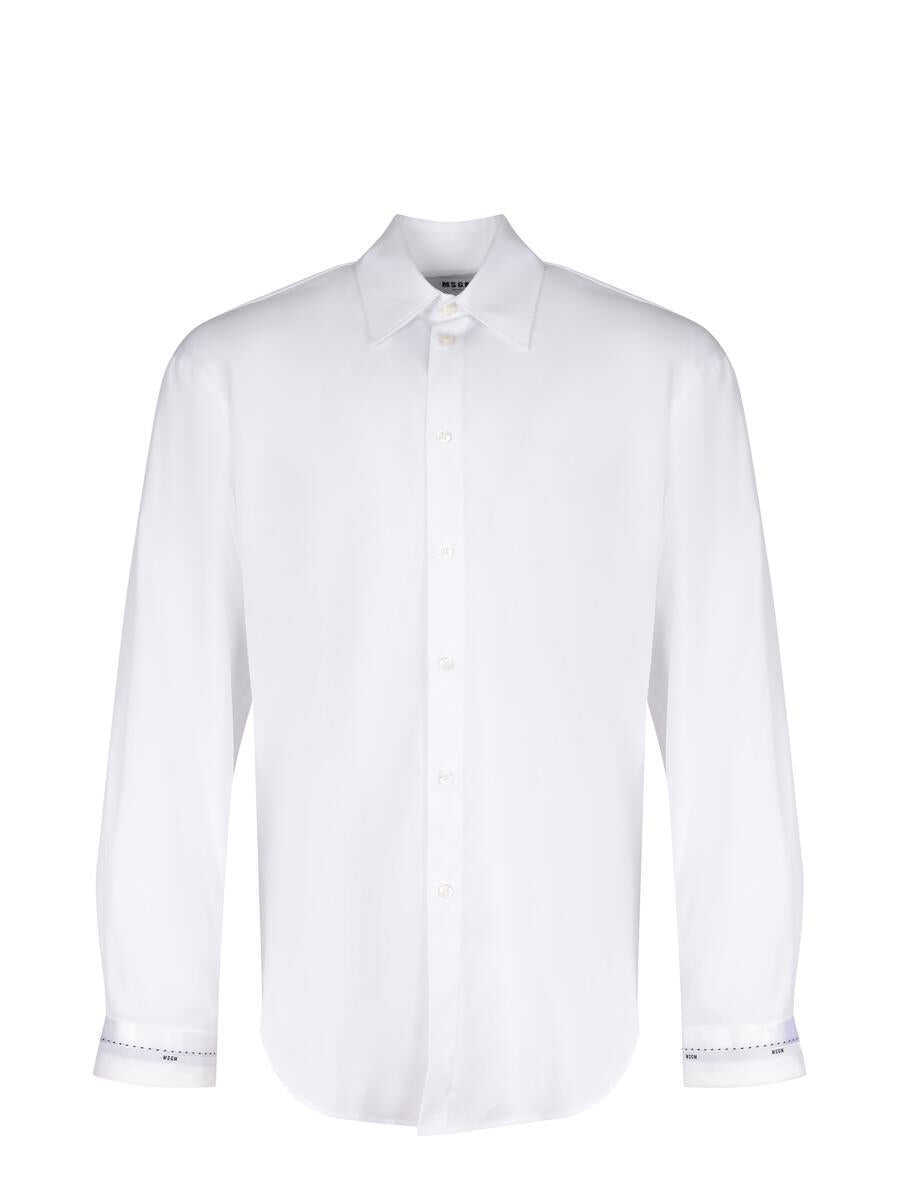 Camasi MSGM Msgm  Shirt WHITE Barbati (BM 19295613) 1
