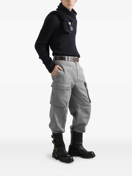 Pulovere Dolce & Gabbana Dolce & Gabbana Maglione In Lana Vergine In Inglese  Virgin Wool Sweater. BLUE Barbati (BM 19295787) 3