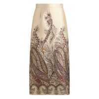 Fuste Etro Fil Coupé Jacquard Midi Pencil Skirt Femei