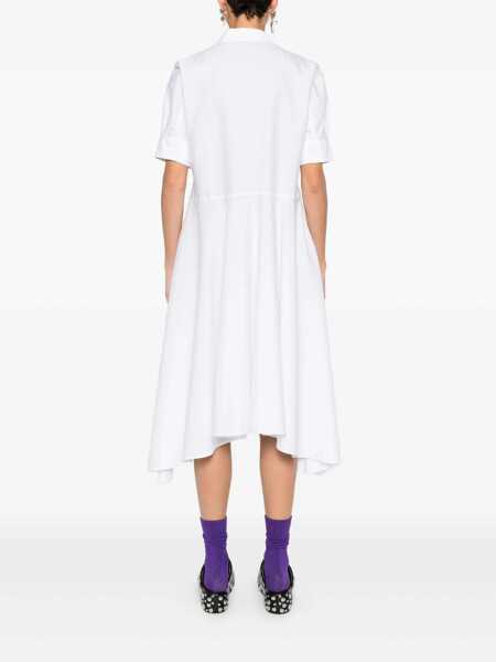 Rochii Marni Marni Asymmetrical Cotton Dress WHITE Femei (BM 19296825) 4