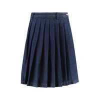 Fuste 7 For All Mankind Gonna Pleated In Denim Femei