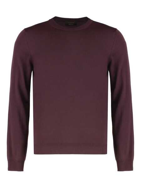 Pulovere Slowear Slowear Sweater With Round Neck In Wool Red Barbati (BM 19297248) 1