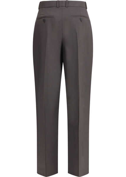 Pantaloni casual THE ROW Mikkela trousers DARK BROWN Femei (BM 19298153) 2