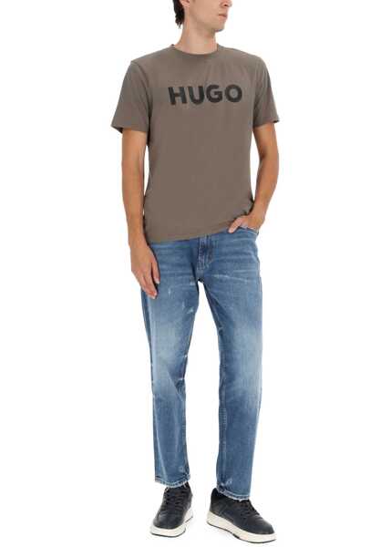 Tricouri Hugo Boss Dulivio T-Shirt With Logo GREY Barbati (BM 19298252) 2