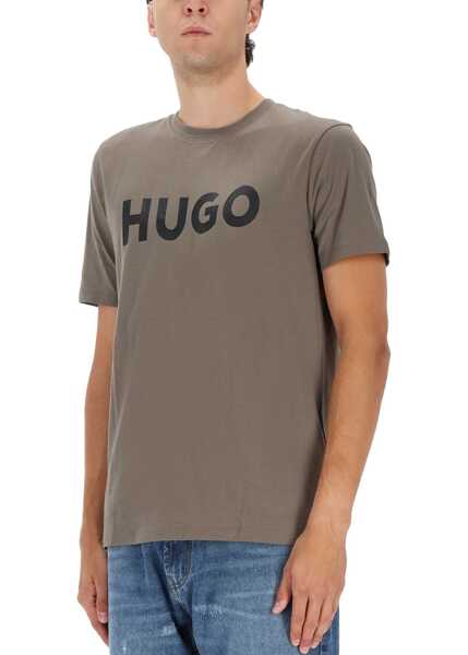 Tricouri Hugo Boss Dulivio T-Shirt With Logo GREY Barbati (BM 19298252) 4