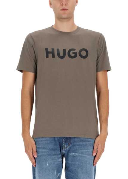 Tricouri Hugo Boss Dulivio T-Shirt With Logo GREY Barbati (BM 19298252) 1