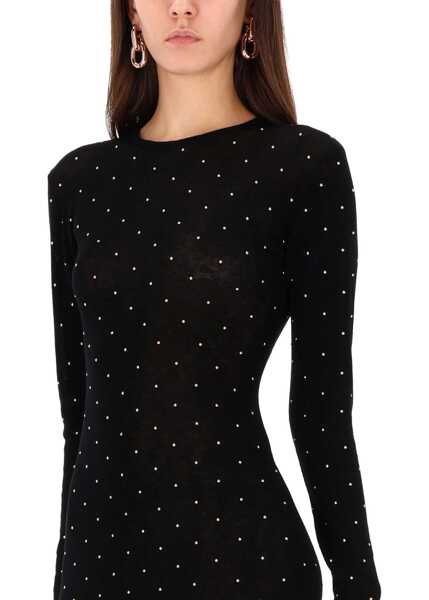 Rochii casual RABANNE Second-Skin Effect Long Dress BLACK Femei (BM 19298261) 4