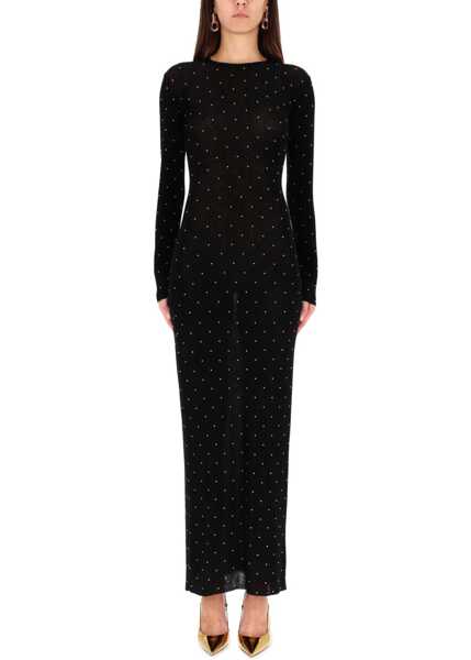 Rochii casual RABANNE Second-Skin Effect Long Dress BLACK Femei (BM 19298261) 1