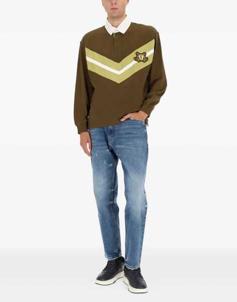 Tricouri Polo Hugo Boss Polo Shirt With College Style Logo GREEN Barbati (BM 19298267) 2